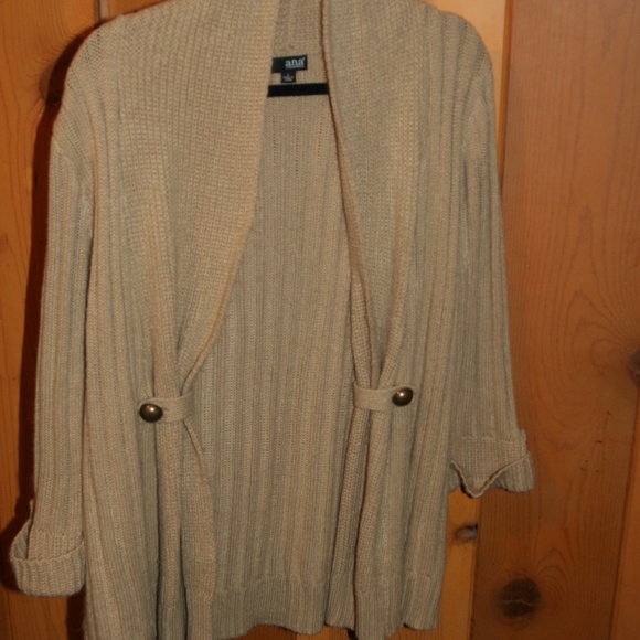 a.n.a Over the shoulders tan sweater - Picture 2 of 5